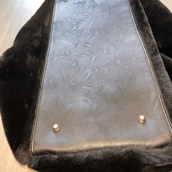 Z Gallerie Natasha weekender fur tote bag - Picture 6 of 14